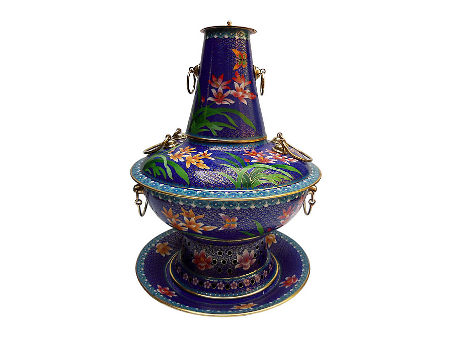 景泰藍銅火鍋